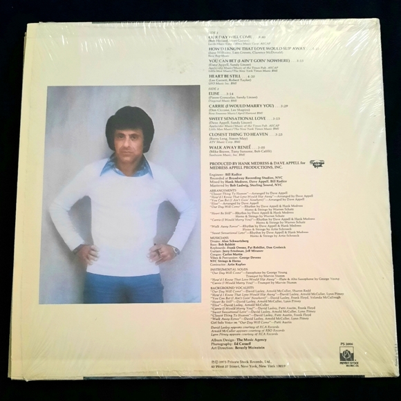 Frankie Valli- Our Day Will Come, Vinyl LP 1975 - Picture 2 of 7